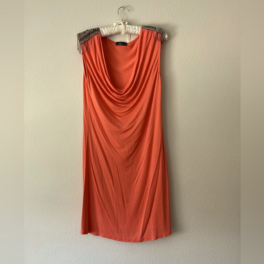 || COWL NECK MINI DRESS ||